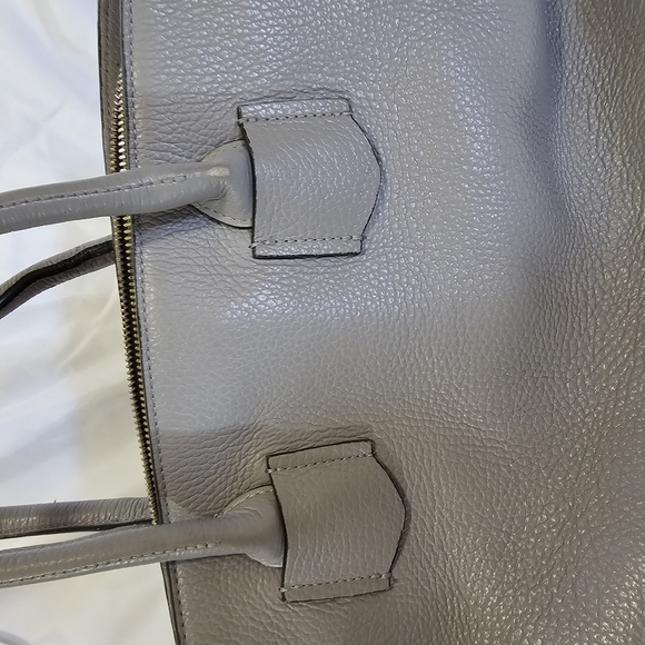 Furla Gray Leather Tote Bag - Picture 10 of 13